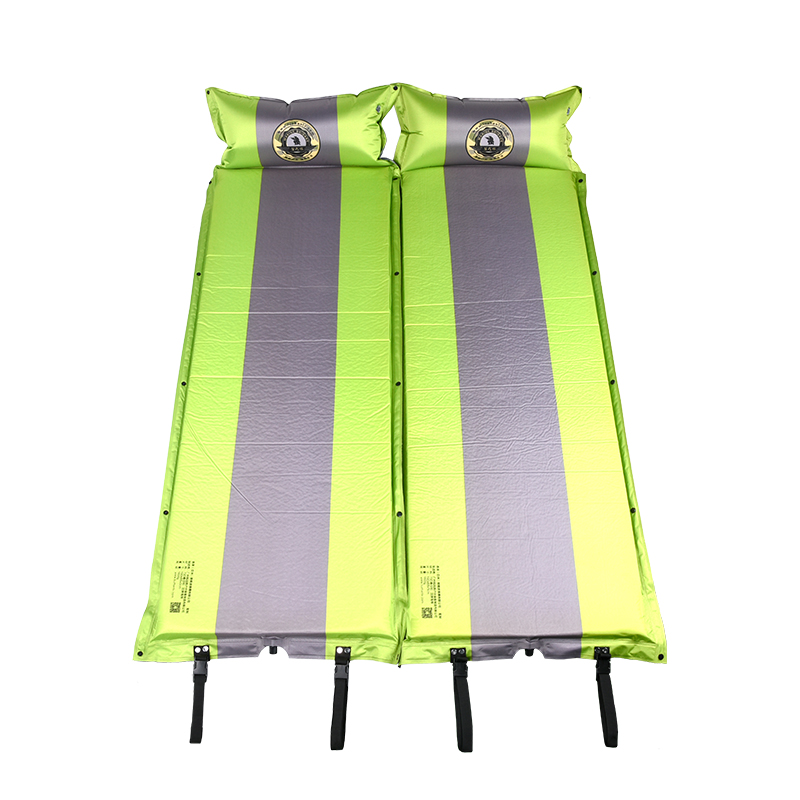陆战旅 户外便携式可拼接式自动充气垫 气垫床帐篷垫子 单双人充气床防潮垫 颜色随机 LMP02