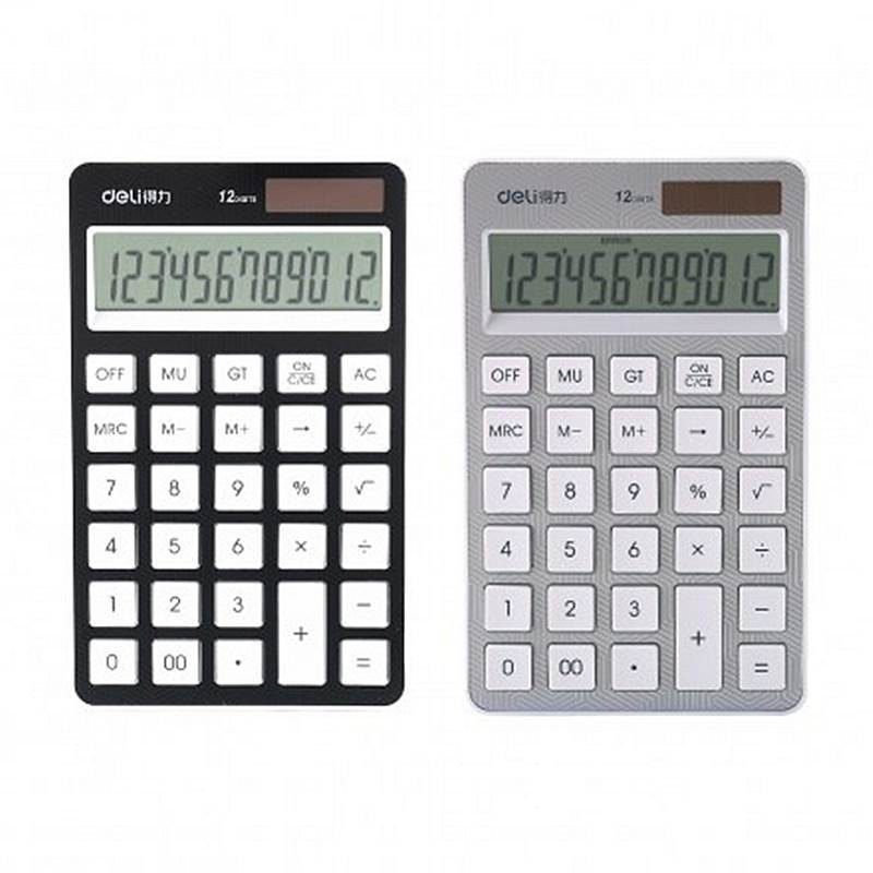 得力(deli)1576A桌面计算器(银色) deli1576A