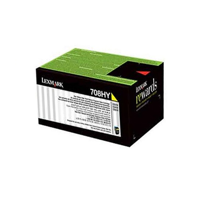 利盟(Lexmark)70C8HYE 黄色高容量墨粉/碳粉 适用CS310/410/510 约3000页