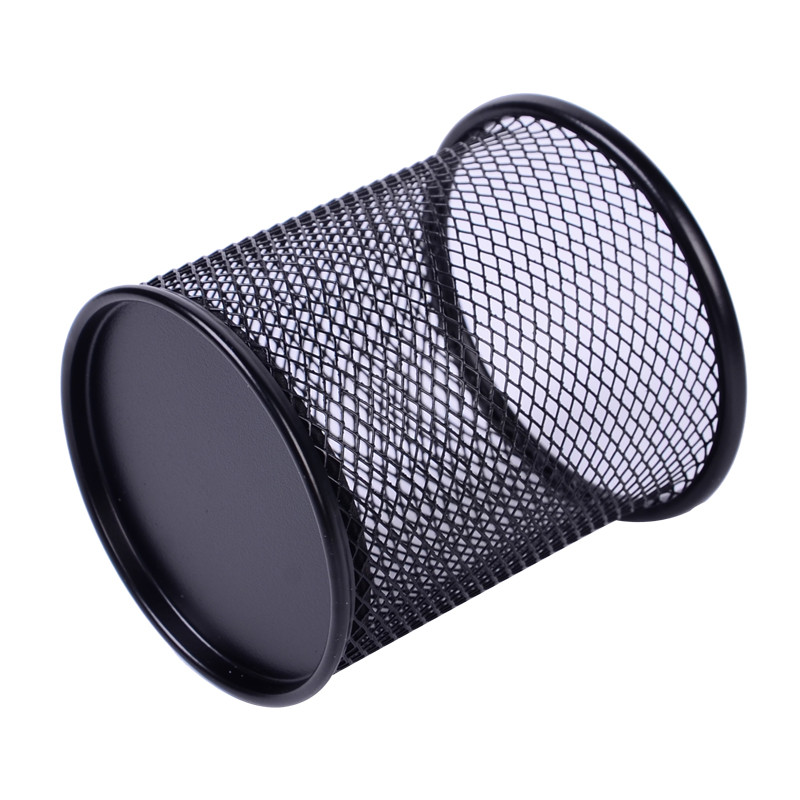 晨光(M&G) ABT98404 金属笔筒 圆形 黑色 单个装 长度:90mm 宽度:90mm 高度:100mm