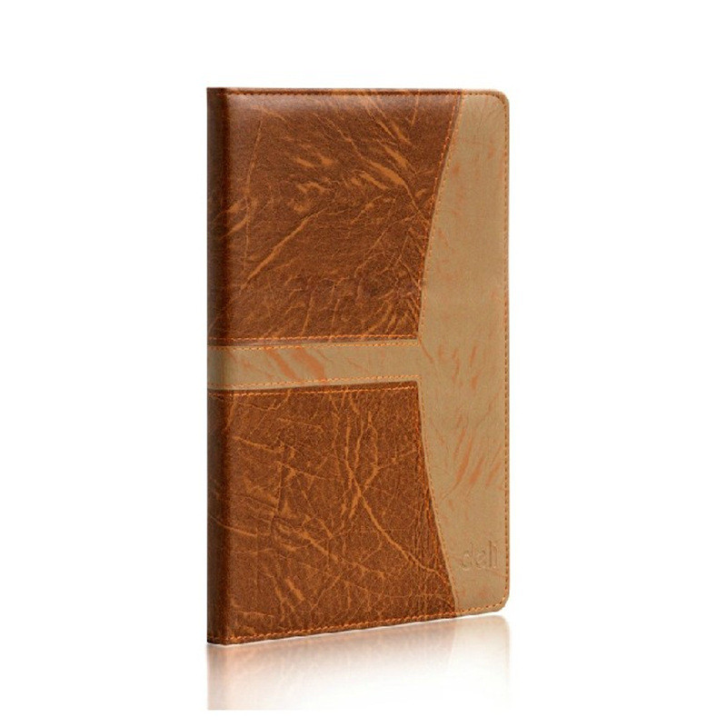 得力（deli）7920皮面笔记本(棕)-160页-18K(本)deli7920