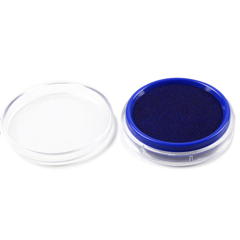 晨光(M&G) AYZ97512B 快干印台(透明圆) 颜色随机 长：80mm 宽：80mm 高：23mm 单个价格