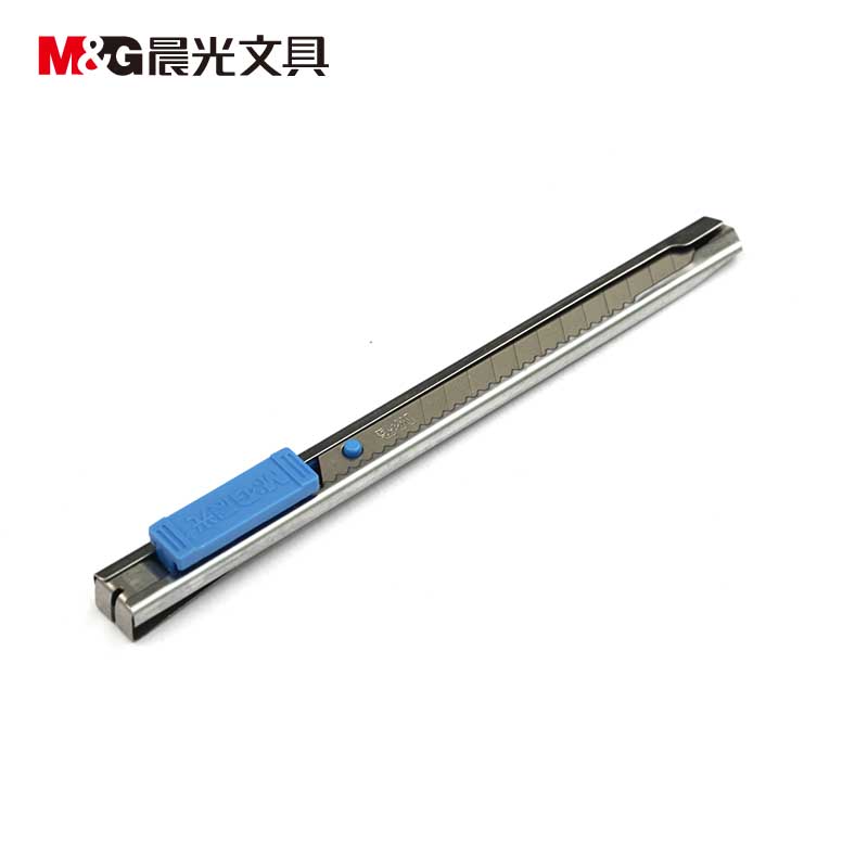 晨光 ASS91314 金属美工刀9MM 单个装 颜色随机 长度:130mm 宽度:9mm 高度:4mm