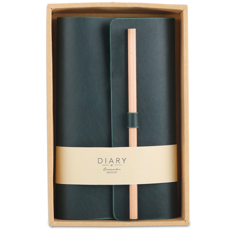 得力(deli)22217拼接商务皮面本(黑色)deli22217