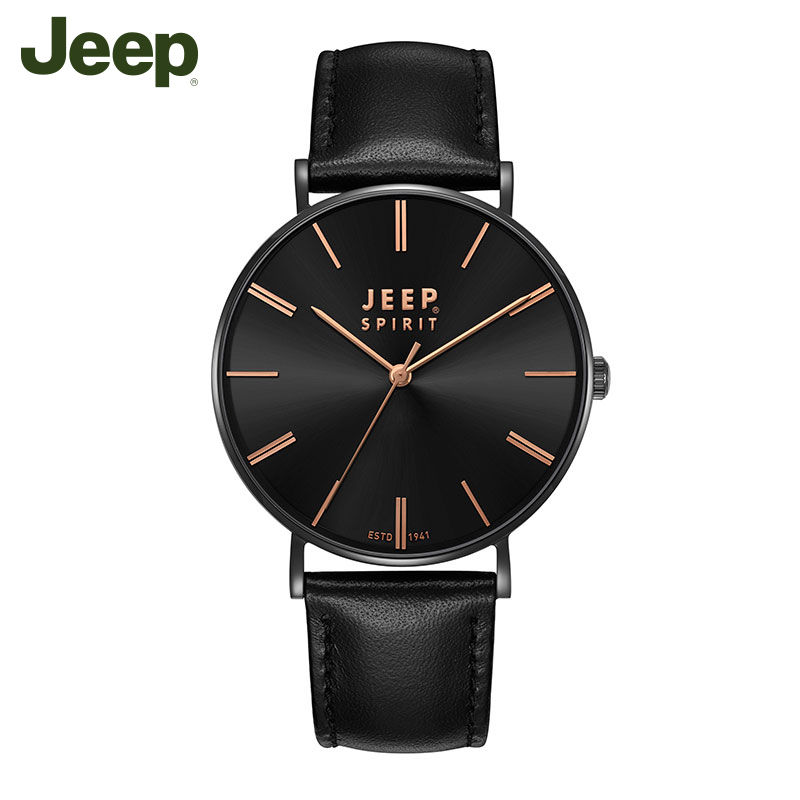 吉普(Jeep)手表纯系列时尚简约超薄防水情侣石英腕表