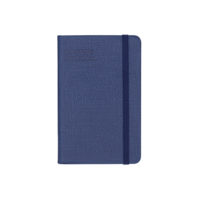 得力(deli)22206绑带皮面本-56k(深蓝色) deli22206