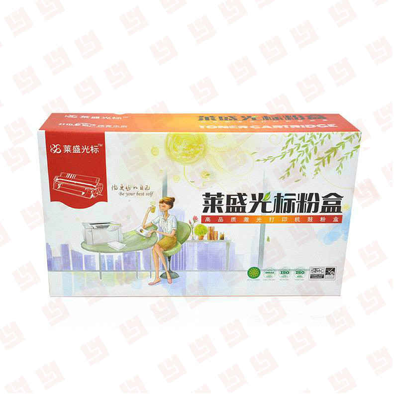 莱盛光标CE401A粉盒 适用HP CP-M551M570dwM575fM575dnM575c 青色