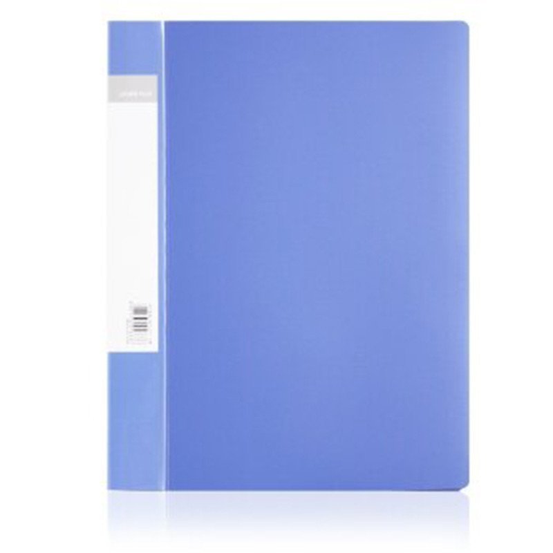 得力 5363 插袋文件夹 A4 蓝色 (个)deli5363