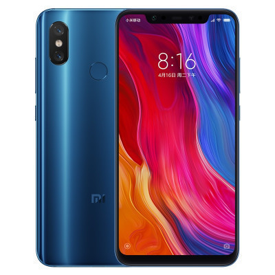 Xiaomi/小米 小米8 蓝色 6GB内存 64GB 移动联通电信4G全网通手机