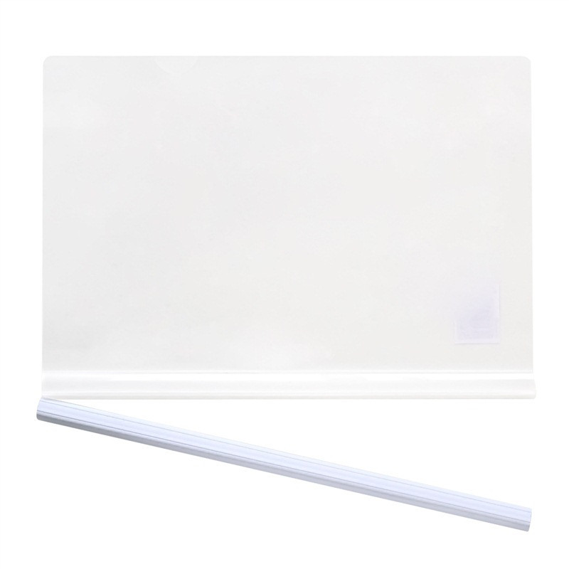 得力5534透明 A4抽杆夹(12个/包) deli5534