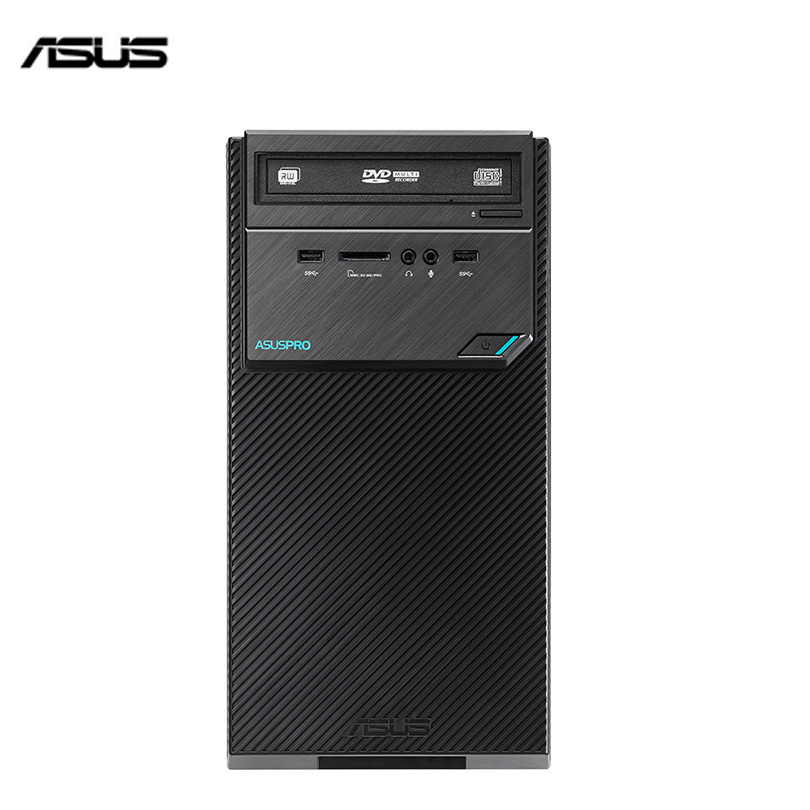 华硕(ASUS) D320MT 商用台式电脑主机(i7-7700 4G 1TB 集显 无光驱 W10 黑)