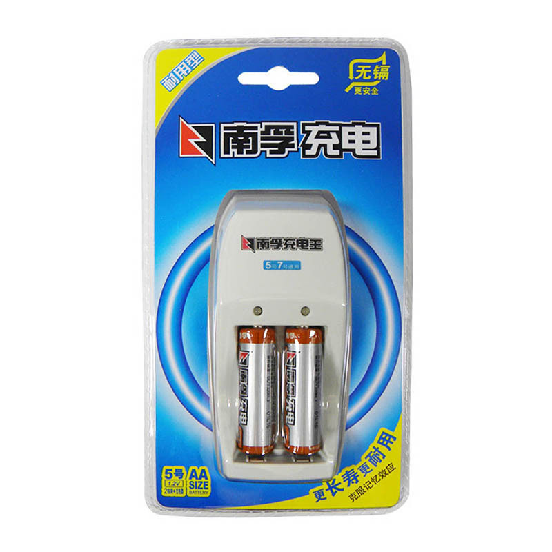 南孚(NANFU) 5号 1600mA充电电池套装 2粒装(单位:套)