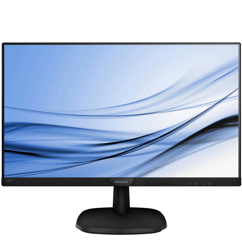飞利浦(PHILIPS) 273V7QSB 27英寸IPS广视角显示屏 滤蓝不闪爱眼黑色电脑显示器