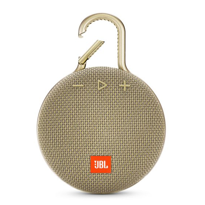 JBL CLIP3无线音乐盒蓝牙音箱迷你无线音响便携户外小音箱低音 沙黄色