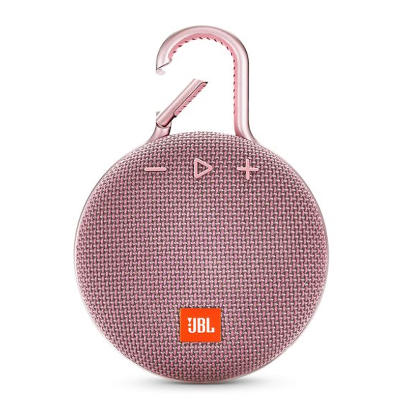 JBL CLIP3无线音乐盒蓝牙音箱迷你无线音响便携户外小音箱低音 淡粉色