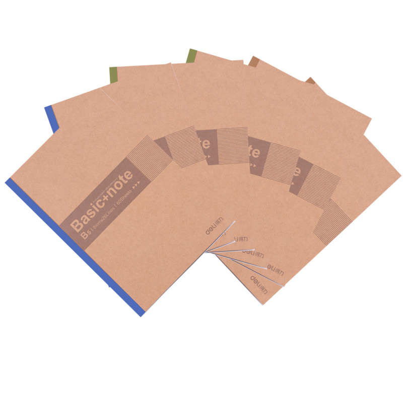 得力(deli)7661无线装订本(混)-60页-B5(本)deli7661