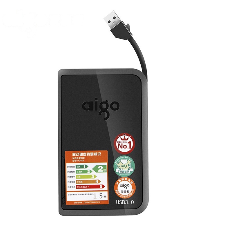 爱国者(aigo)移动存储王HD806-4T USB3.0 1个装
