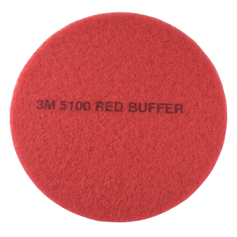 [苏宁自营]3M 5100 红色清洁垫 刷片百洁垫地面抛光垫清洁垫17寸