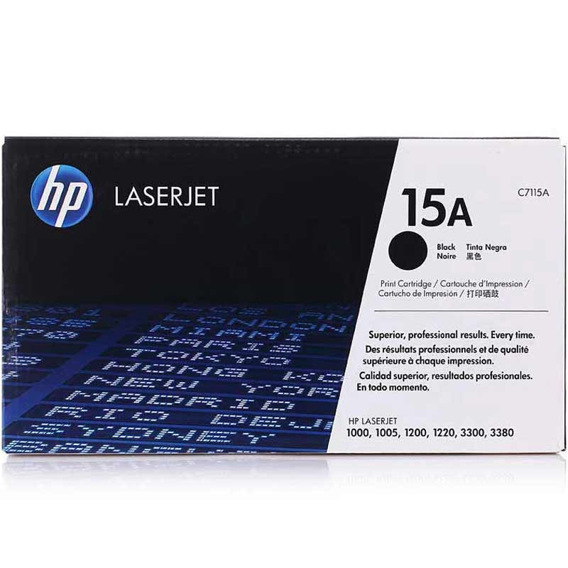 惠普(HP)LaserJet C7115A原装黑色硒鼓 15A 惠普