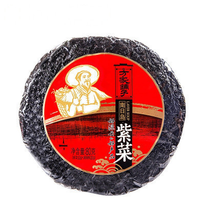 方家铺子 圆饼紫菜50g/袋 无沙免洗紫菜 海产干货