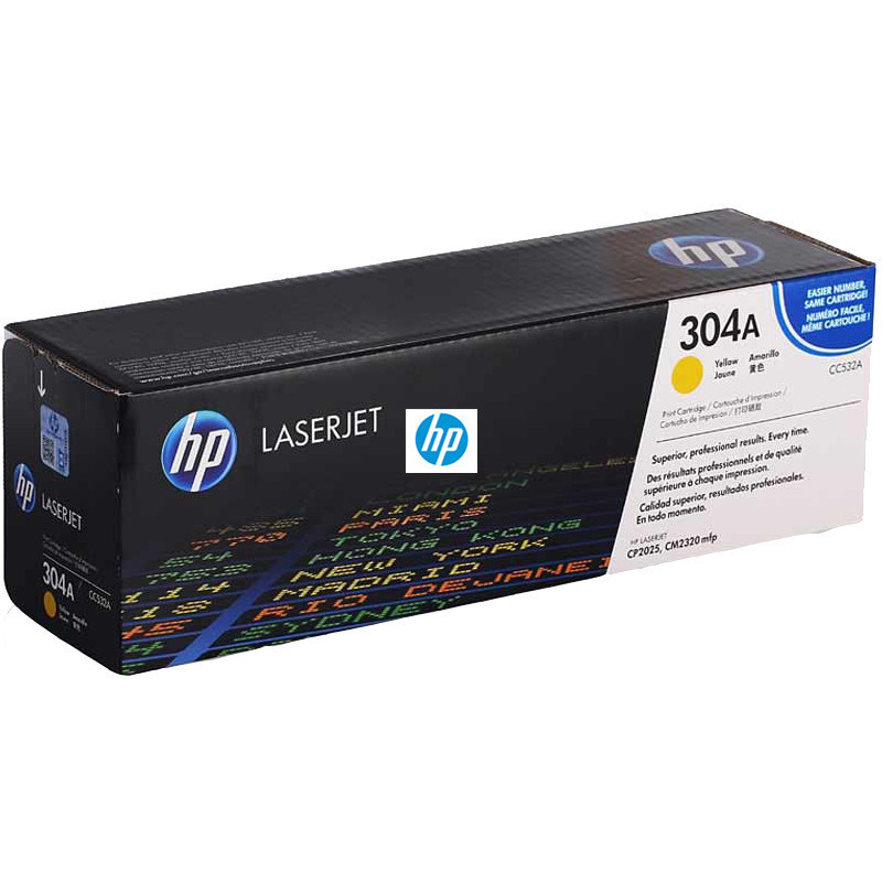 惠普(HP)(LH) CC532A 304A 黄色硒鼓 适用机型Color LaserJet CP2025 2320