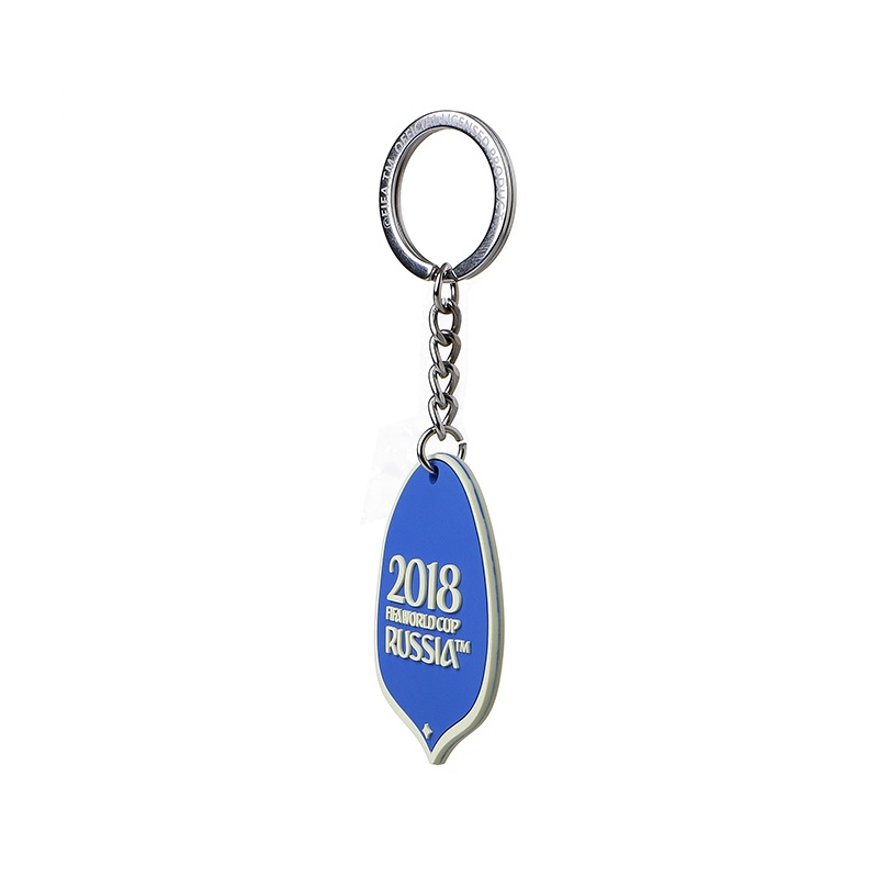 WORLD CUP 2018 PVC双面吉祥物钥匙扣--官方水滴款235 拼接色