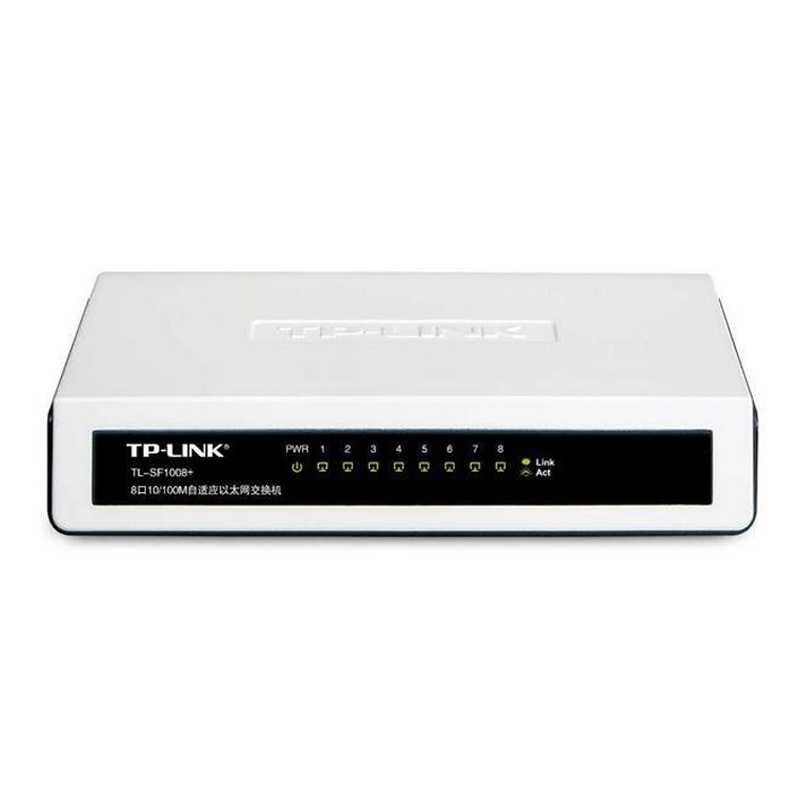 TP-LINK 8口10/100M以太网交换机TL-SF1008+ 1个装