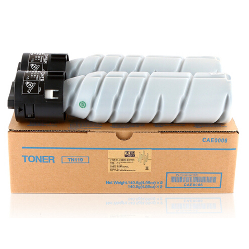 柯尼卡美能达(DW)粉盒 TN119 140.5g/个 适用BH235/195/7723/7719 黑色美能达