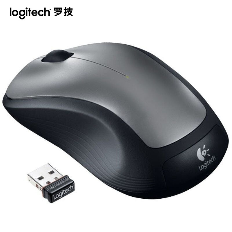 罗技(Logitech)(LH)M320 无线鼠标 电脑笔记本台式机USB办公便携