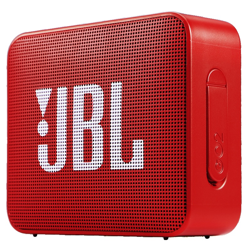 JBL GO2 音乐金砖二代 蓝牙音箱 低音炮 户外便携音响 迷你小音箱 可免提通话 防水设计 宝石红