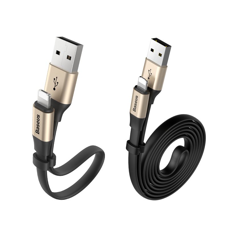 倍思BASEUS苹果数据线安卓二合一充电线便携两用通用适用iphone6/7/8P/X小米华为OPPO