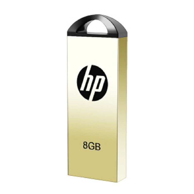 惠普(HP)v225w 8G u盘刻字创意纪念展会企业logo个性化自定义金属U盘定制 hp