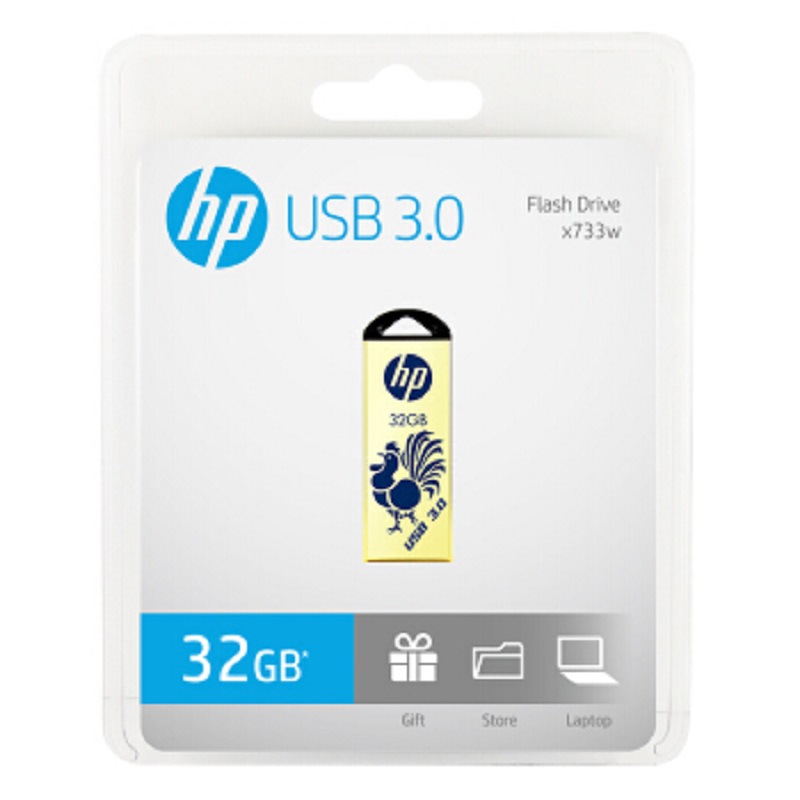 惠普(HP)x733w 32G usb3.0鸡年限量版金属生肖纪念U盘 hp