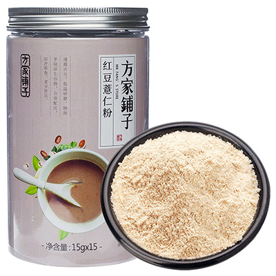 方家铺子 红豆薏仁粉225g/瓶 代餐粉 薏仁红枣杂粮粉 五谷粉 早餐