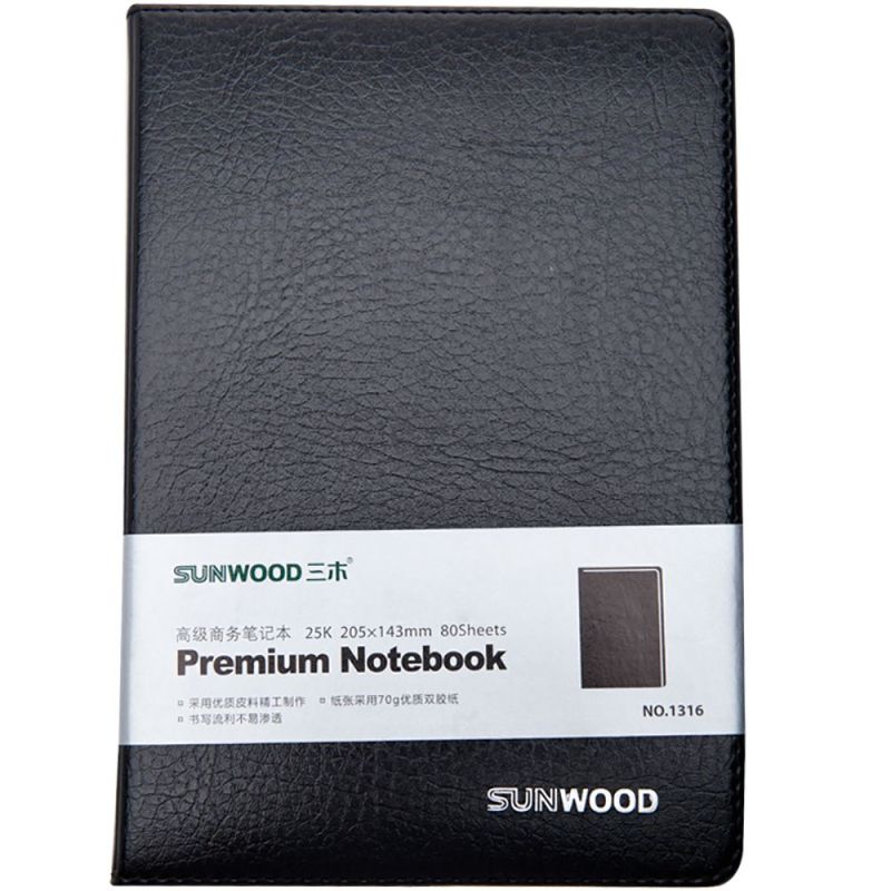 三木(SUNWOOD)80页 25K 皮面 笔记本 1316 (单位:本)