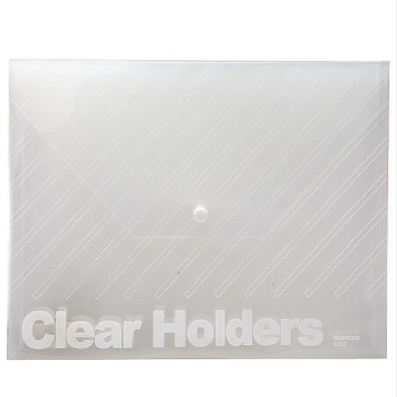 三木（SUNWOOD）A4 10个/包 透明 按扣袋 C330 （单位：包）