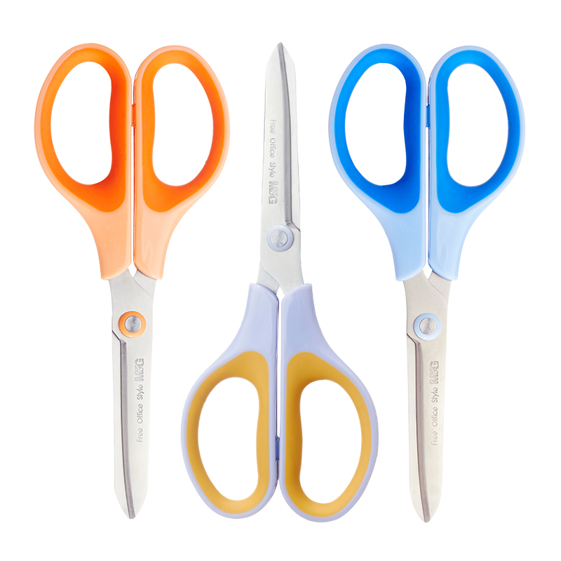 晨光(M&G) ASS91415 3D防粘剪刀 混色 颜色随机 单个装