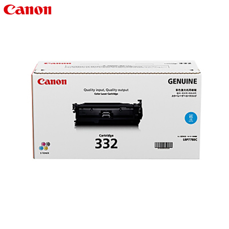 佳能(Canon) CRG-332 C青色 硒鼓 适用于LBP7780Cx 青色