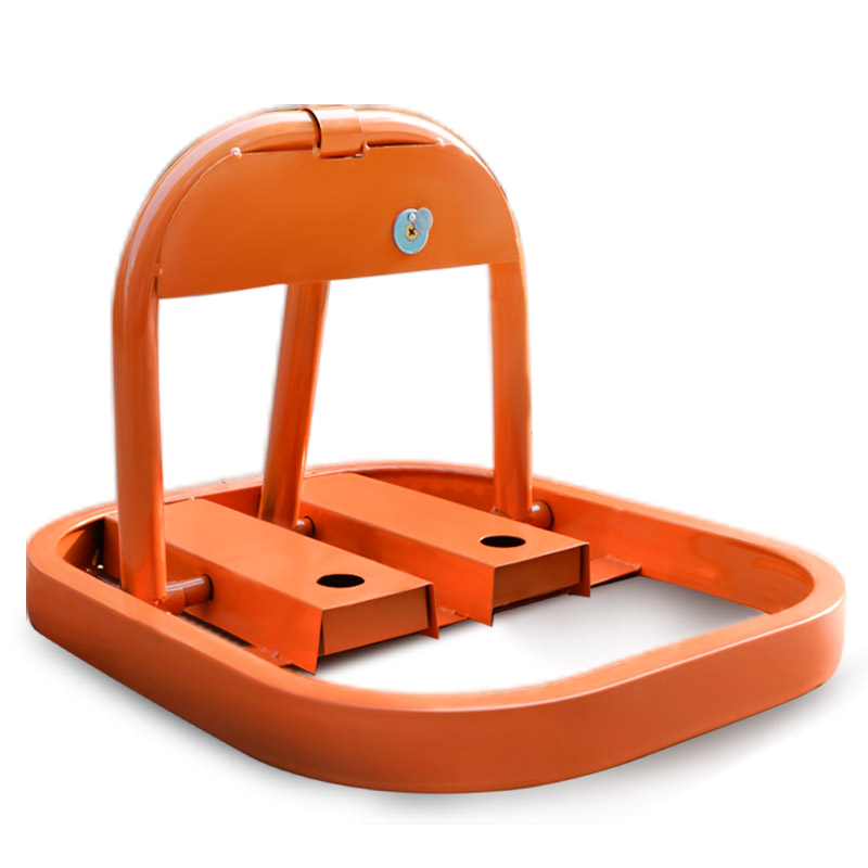 皇驰 汽车停车位地锁占位锁加厚防撞O型车位锁停车桩车位桩车库占车位锁 O48拉升自动锁停车桩