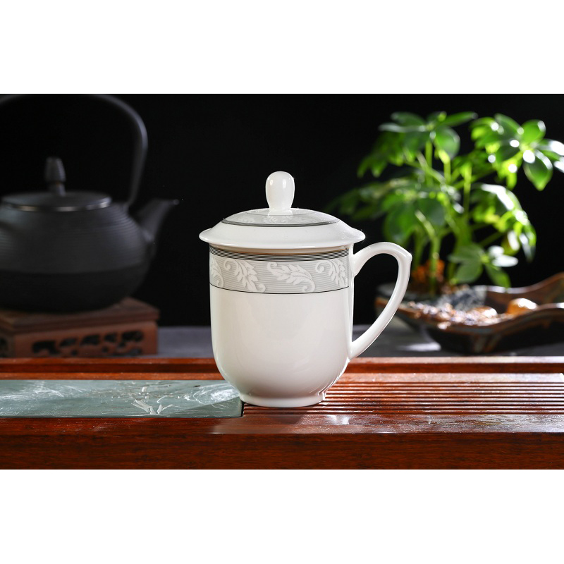 鹏博陶瓷 茶杯 会议杯 中南海杯—金香叶单杯(单位:个)