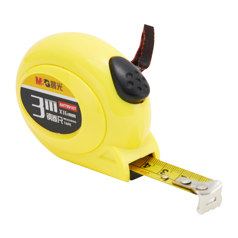 晨光(M&G) AHT99106 自停顿2m*13mm钢卷尺 单个卡装 产品规格:2m*13mm