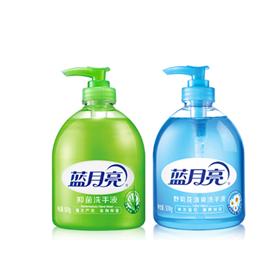 蓝月亮 芦荟抑菌洗手液+野菊花清爽洗手液 500g+500g