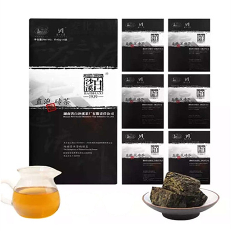 北崂 白沙溪直泡砖茶40g*6 外盒包装:115*30*245mm