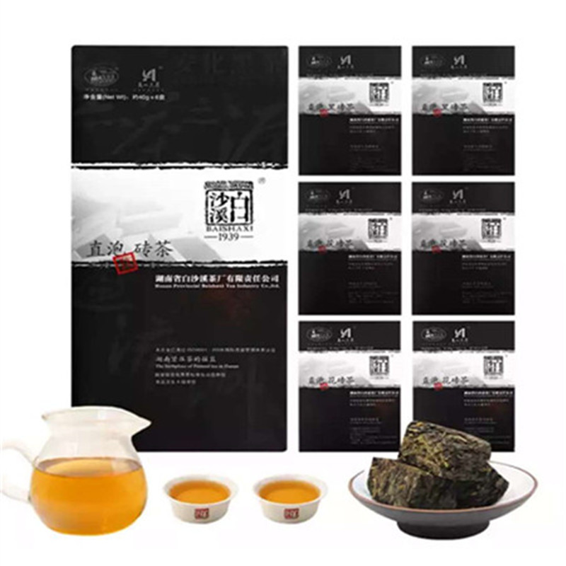 北崂 白沙溪直泡砖茶40g*6 外盒包装：115*30*245mm