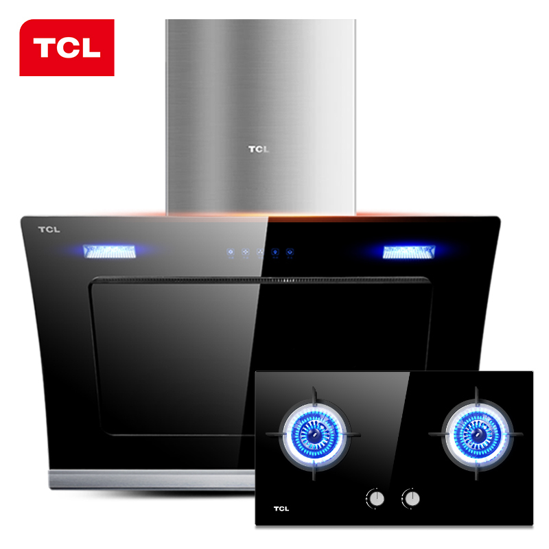 TCL烟灶套餐TYC930+B16油烟机 燃气灶 抽油烟机 烟机灶具套装 吸油烟机 触控式 16m³ 液化气
