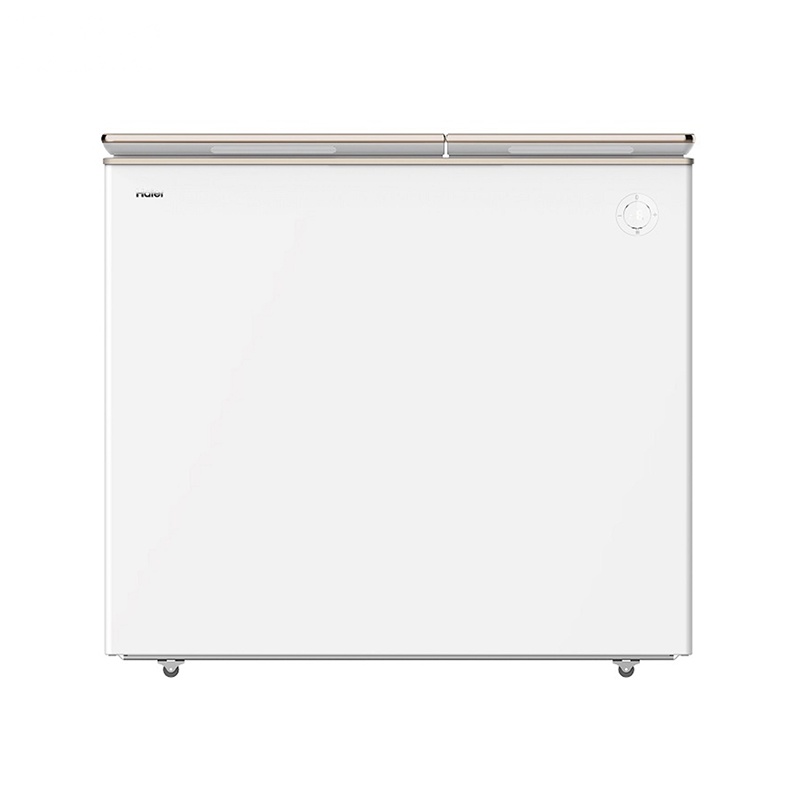 海尔(Haier)FCD-212XES 212升冷柜 顶开门低霜双温冰柜 减霜卧式冷藏冷冻 家用商用二合一小冰箱