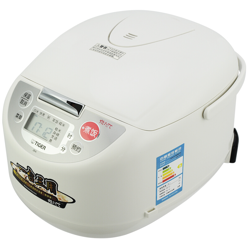 虎牌(tiger)智能微电脑操作倒计时预约电饭煲JBA-A18C 5L