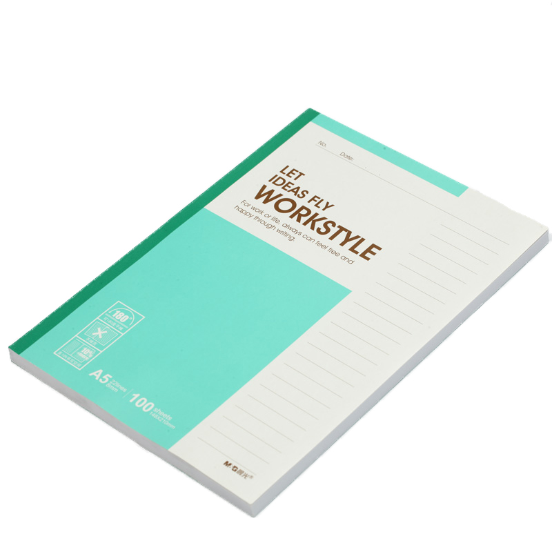 晨光A5无线装订本100页商务必备APYJX411 5本/包