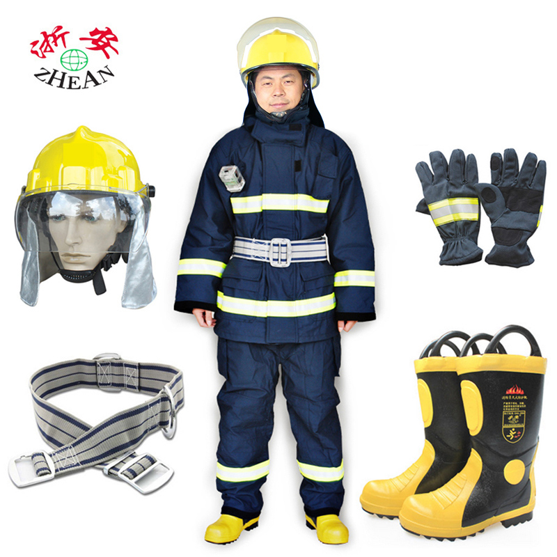 浙安 02款棉消防服 B类青L /套