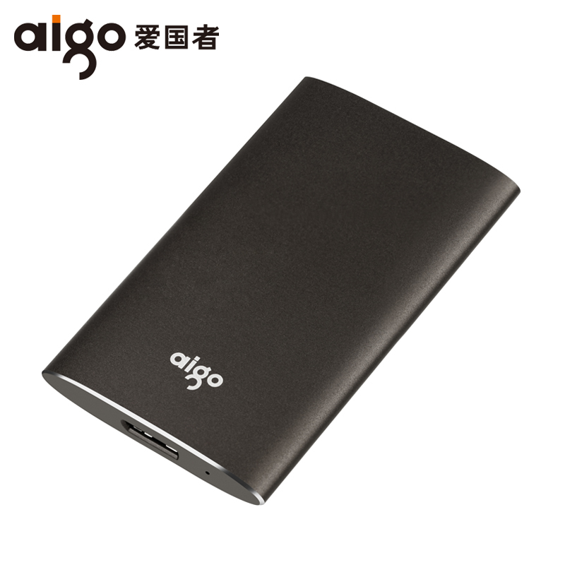 爱国者S01(480G)移动固态硬盘USB3.0 名片大小 金属抗震防摔 SSD 固态硬盘 1个装